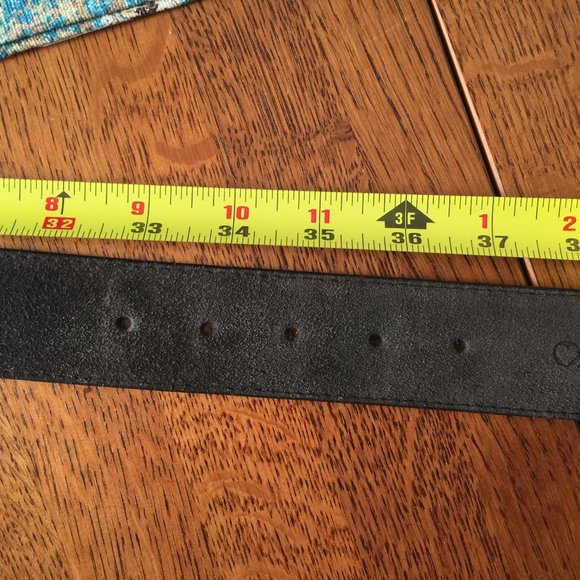 Vintage Statement belt Jeweled buckle suede leather belt M brown, amber, gold